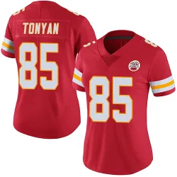 Women's Robert Tonyan Kansas City Chiefs No.85 Limited Team Color Vapor Untouchable Jersey - Red