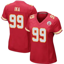 Women's Siaki Ika Kansas City Chiefs No.99 Game Team Color Jersey - Red