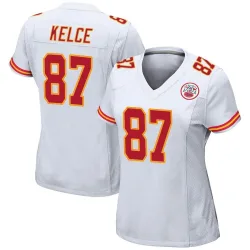 Women's Travis Kelce Kansas City Chiefs No.87 Game Jersey - White