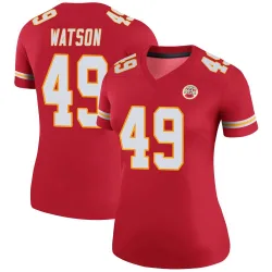 Women's Tre Watson Kansas City Chiefs No.49 Legend Color Rush Jersey - Red