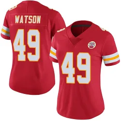 Women's Tre Watson Kansas City Chiefs No.49 Limited Team Color Vapor Untouchable Jersey - Red