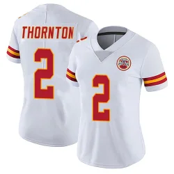 Women's Tyquan Thornton Kansas City Chiefs No.2 Limited Vapor Untouchable Jersey - White