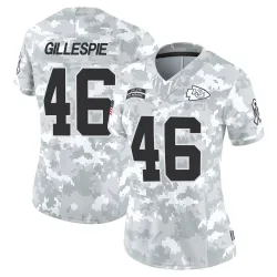 Women's Tyree Gillespie Kansas City Chiefs No.46 Limited 2024 Salute to Service Jersey - Arctic Camo