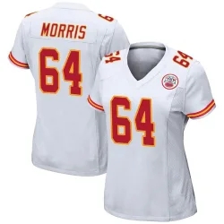 Women's Wanya Morris Kansas City Chiefs No.64 Game Jersey - White