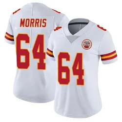 Women's Wanya Morris Kansas City Chiefs No.64 Limited Vapor Untouchable Jersey - White