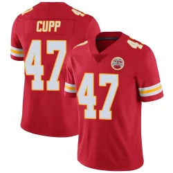 Youth Baylor Cupp Kansas City Chiefs No.47 Limited Team Color Vapor Untouchable Jersey - Red