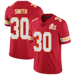 Youth Brashard Smith Kansas City Chiefs No.30 Limited Team Color Vapor Untouchable Super Bowl LIX Jersey - Red