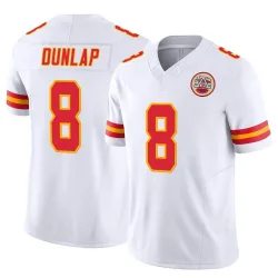 Youth Carlos Dunlap Kansas City Chiefs No.8 Limited Vapor F.U.S.E. Jersey - White
