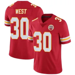 Youth Charcandrick West Kansas City Chiefs No.30 Limited Team Color Vapor Untouchable Jersey - Red