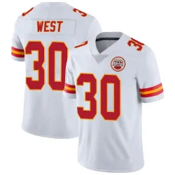 Youth Charcandrick West Kansas City Chiefs No.30 Limited Vapor Untouchable Jersey - White