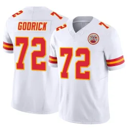 Youth Chukwuebuka Godrick Kansas City Chiefs No.72 Limited Vapor F.U.S.E. Jersey - White