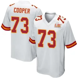 Youth Dalton Cooper Kansas City Chiefs No.73 Game Super Bowl LIX Jersey - White