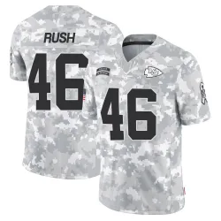 Youth Darius Rush Kansas City Chiefs No.46 Limited 2024 Salute to Service Jersey - Arctic Camo
