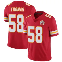 Youth Derrick Thomas Kansas City Chiefs No.58 Limited Team Color Vapor Untouchable Jersey - Red