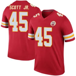 Youth Eric Scott Jr. Kansas City Chiefs No.45 Legend Color Rush Jersey - Red