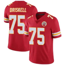 Youth Ethan Driskell Kansas City Chiefs No.75 Limited Team Color Vapor Untouchable Jersey - Red