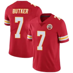 Youth Harrison Butker Kansas City Chiefs No.7 Limited Team Color Vapor Untouchable Jersey - Red