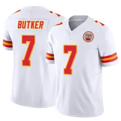 Youth Harrison Butker Kansas City Chiefs No.7 Limited Vapor F.U.S.E. Jersey - White