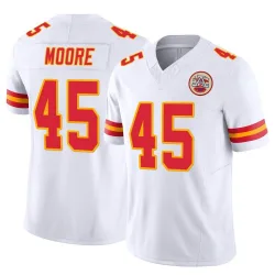Youth Isaiah Moore Kansas City Chiefs No.45 Limited Vapor F.U.S.E. Jersey - White