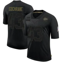 Youth Jack Cochrane Kansas City Chiefs No.43 Limited 2020 Salute To Service Jersey - Black