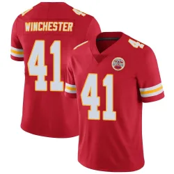 Youth James Winchester Kansas City Chiefs No.41 Limited Team Color Vapor Untouchable Jersey - Red