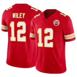 Youth Jared Wiley Kansas City Chiefs No.12 Limited Vapor F.U.S.E. Jersey - Red