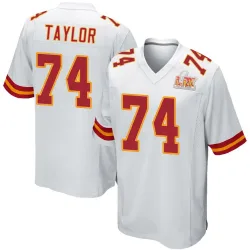 Youth Jawaan Taylor Kansas City Chiefs No.74 Game Super Bowl LIX Jersey - White