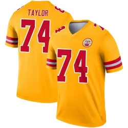 Youth Jawaan Taylor Kansas City Chiefs No.74 Legend Inverted Jersey - Gold