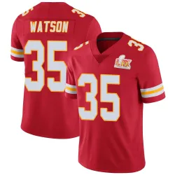 Youth Jaylen Watson Kansas City Chiefs No.35 Limited Team Color Vapor Untouchable Super Bowl LIX Jersey - Red