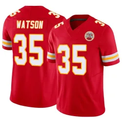 Youth Jaylen Watson Kansas City Chiefs No.35 Limited Vapor F.U.S.E. Jersey - Red
