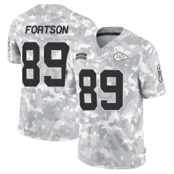 Youth Jody Fortson Kansas City Chiefs No.89 Limited 2024 Salute to Service Jersey - Arctic Camo