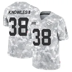 Youth Kevin Knowles II Kansas City Chiefs No.38 Limited 2024 Salute to Service Jersey - Arctic Camo