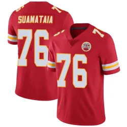 Youth Kingsley Suamataia Kansas City Chiefs No.76 Limited Team Color Vapor Untouchable Jersey - Red