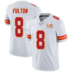 Youth Kristian Fulton Kansas City Chiefs No.8 Limited Vapor Untouchable Super Bowl LIX Jersey - White