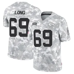 Youth Kyle Long Kansas City Chiefs No.69 Limited 2024 Salute to Service Jersey - Arctic Camo