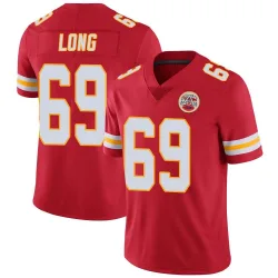 Youth Kyle Long Kansas City Chiefs No.69 Limited Team Color Vapor Untouchable Jersey - Red