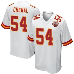 Youth Leo Chenal Kansas City Chiefs No.54 Game Jersey - White
