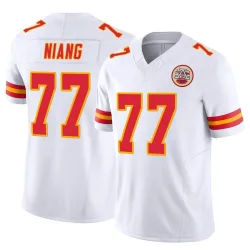 Youth Lucas Niang Kansas City Chiefs No.77 Limited Vapor F.U.S.E. Jersey - White