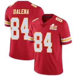Youth Mac Dalena Kansas City Chiefs No.84 Limited Team Color Vapor Untouchable Super Bowl LIX Jersey - Red