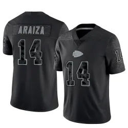 Youth Matt Araiza Kansas City Chiefs No.14 Limited Reflective Jersey - Black