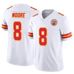Youth Matt Moore Kansas City Chiefs No.8 Limited Vapor F.U.S.E. Jersey - White