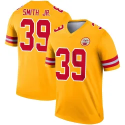 Youth Melvin Smith Jr. Kansas City Chiefs No.39 Legend Inverted Jersey - Gold