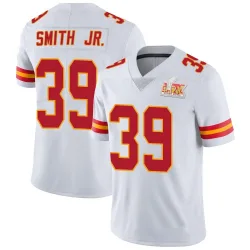 Youth Melvin Smith Jr. Kansas City Chiefs No.39 Limited Vapor Untouchable Super Bowl LIX Jersey - White