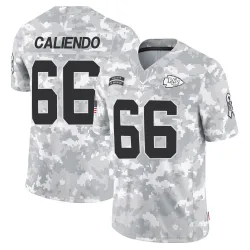 Youth Mike Caliendo Kansas City Chiefs No.66 Limited 2024 Salute to Service Jersey - Arctic Camo