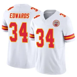 Youth Mike Edwards Kansas City Chiefs No.34 Limited Vapor F.U.S.E. Jersey - White