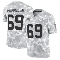Youth Mike Pennel Jr. Kansas City Chiefs No.69 Limited 2024 Salute to Service Jersey - Arctic Camo