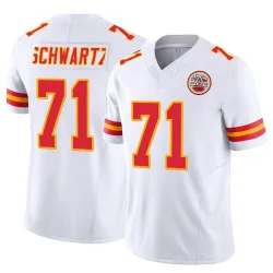 Youth Mitchell Schwartz Kansas City Chiefs No.71 Limited Vapor F.U.S.E. Jersey - White