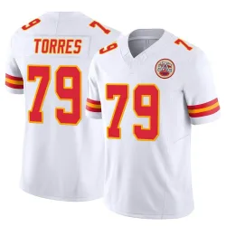 Youth Nick Torres Kansas City Chiefs No.79 Limited Vapor F.U.S.E. Jersey - White