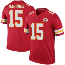 Youth Patrick Mahomes Kansas City Chiefs No.15 Legend Color Rush Jersey - Red