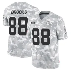 Youth Phillip Brooks Kansas City Chiefs No.88 Limited 2024 Salute to Service Jersey - Arctic Camo